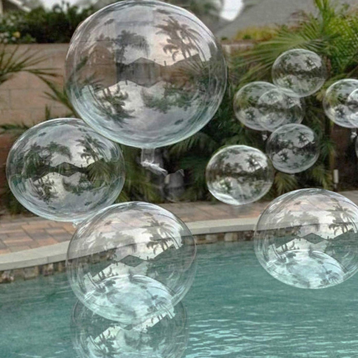 Clear 22 inch bobo balloons 50pc