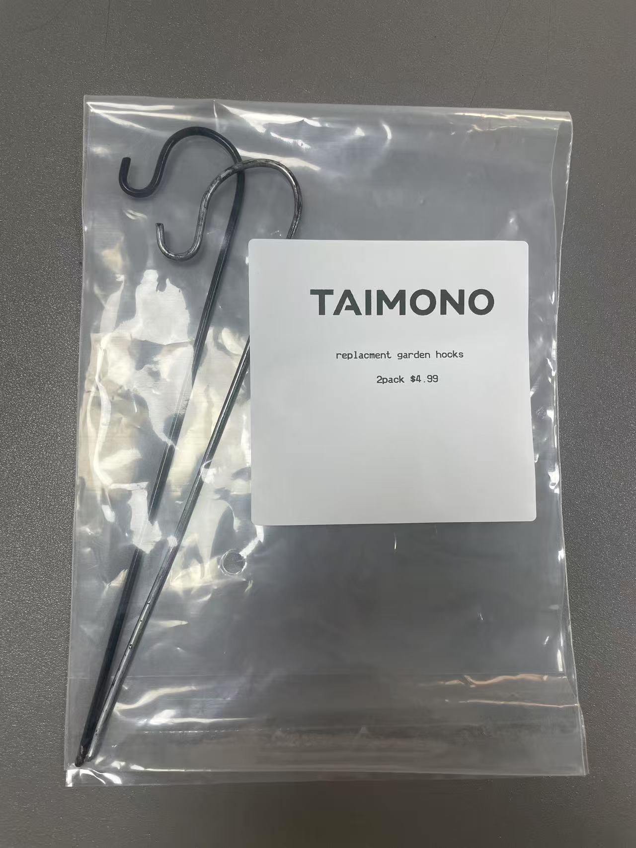 Heavy-Duty Steel Hooks (2-Pack)