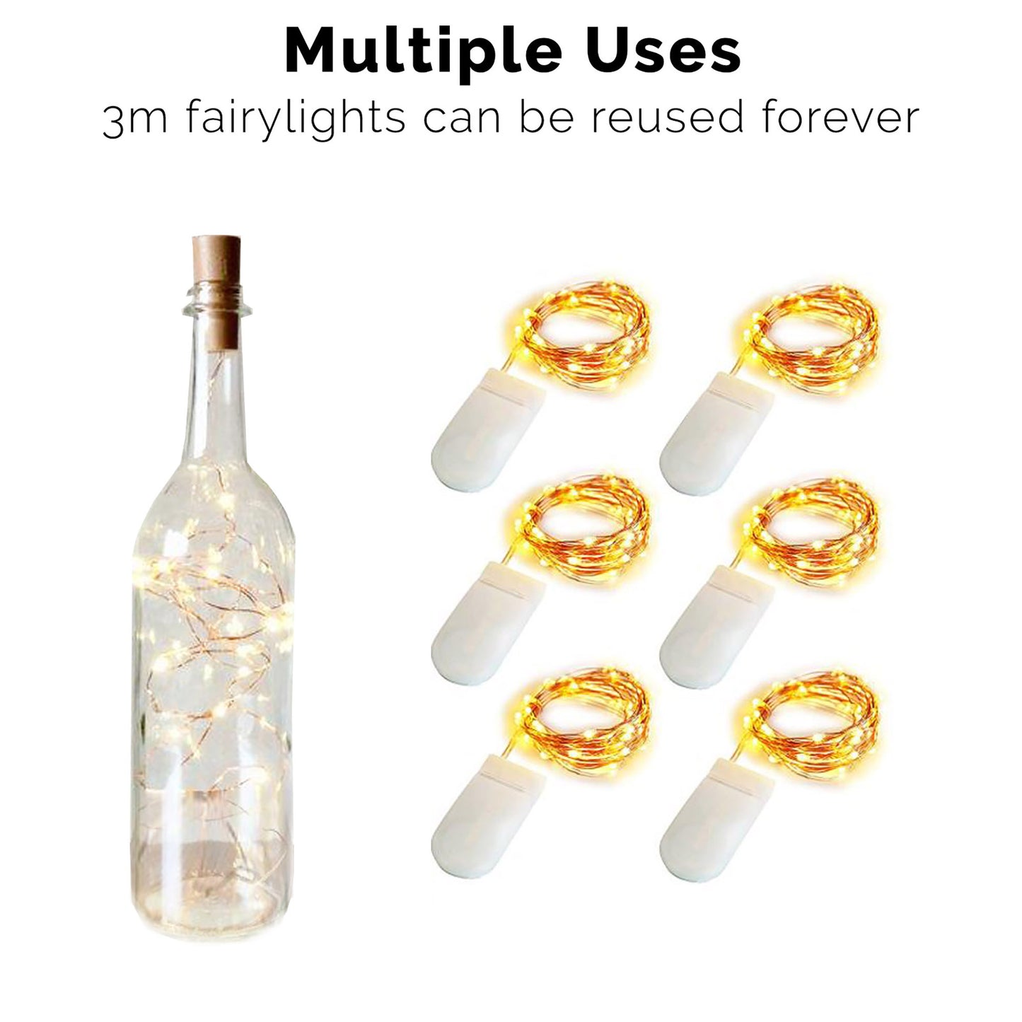 LED light up balloons warm white size large 12pc
